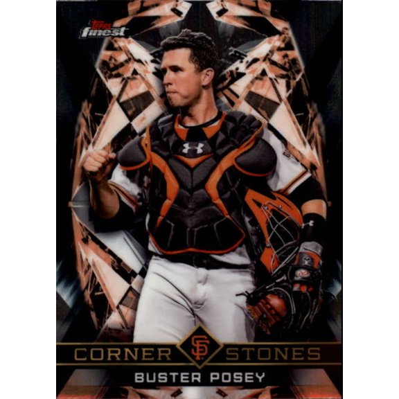 Collectible 2018 Finest Cornerstones #FC-BP Buster Posey Giants MLB Baseball Trading Card