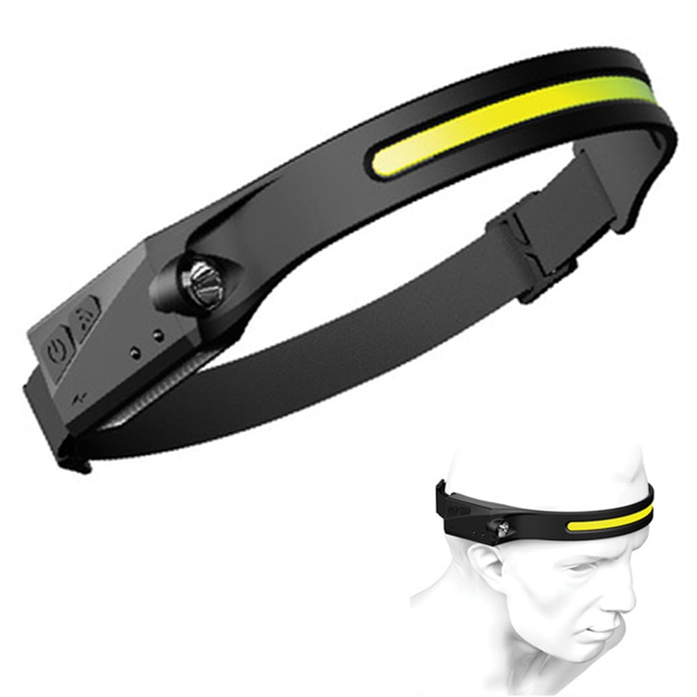 1 pcs LED Lightbar Headlamp Rechargeable Camping Headlight with High