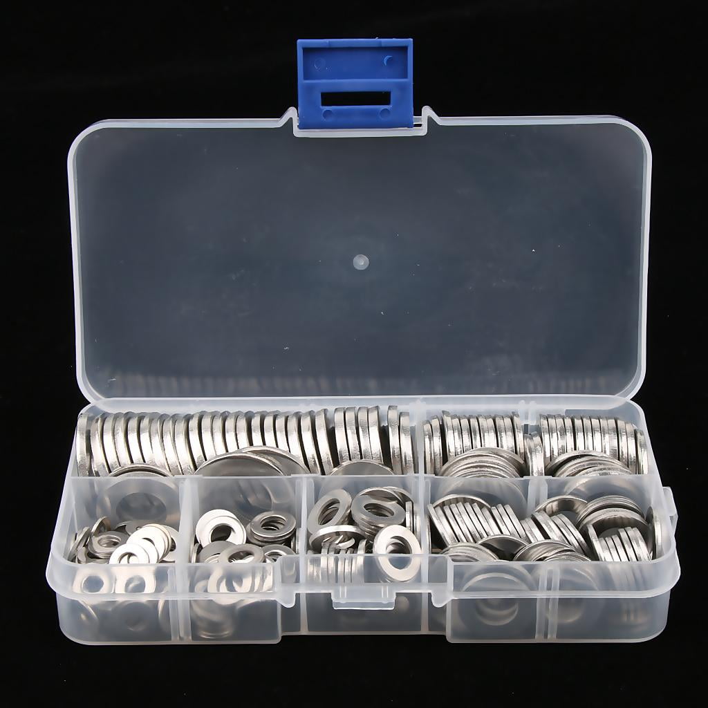 270PCS FLAT WASHERS FIT METRIC BOLTS & SCREWS STAINLESS STEEL GASKETS SPACER 