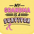 thumbnail image 4 of Inktastic My Grandma is a Survivor Breast Cancer Awareness Boys or Girls Baby Bib, 4 of 4