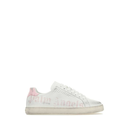 

PALM ANGELS White Leather Palm 1 Sneakers