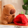 thumbnail image 3 of 15-30cmCapybara peluche simulación Capibara Anime juguete esponjoso lindo muñeco de peluche muñeco suave peluche Navidad regalo de Acción de Gracias, 3 of 6