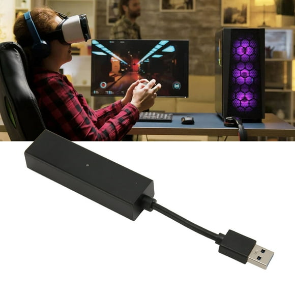 Game VR Camera Adapter, Game VR Camera Adapter Cable Oxidation Resistant Replacement Plug and Play ABS for Game Playing