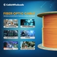 thumbnail image 6 of 6 Fiber Indoor Distribution Fiber Optic Cable, Multimode, 62.5 By 125, Orange, Riser Rated, Spool, 1000 Foot, 6 of 7
