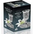 thumbnail image 4 of Ner Mitzvah, 6" Silver Colored Kiddush Cup and Tray Set - Judaica Gift, 4 of 4