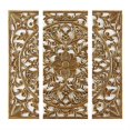 thumbnail image 1 of Gold Medallion 3 Piece Canvas Set Medallion 3D Design Gold See Below, 1 of 4