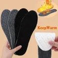 thumbnail image 4 of Plantilla térmica gruesa de felpa Unisex, espuma viscoelástica cálida de lana para zapatos deportivos, almohadillas suaves para zapatos absorbentes au, 4 of 5