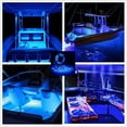 thumbnail image 4 of 12V 16.4FT Marine Boat Ultra Violet UV Black Light LED Lights Strip, Night Fishing Lights, 2835 LED Waterproof UV Led Strip for Fishing Boat Pontoon Yacht, 4 of 7