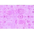thumbnail image 1 of Ahgly Company Machine Washable Indoor Rectangle Abstract Purple Modern Area Rugs, 5' x 8', 1 of 4