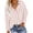 Pink, variant on Linen Long Sleeve Shirt Women Striped Print Button Up Shirt Turn Down Collar Blouse Dressy Casual Tops Trendy Summer Fashion
