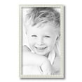thumbnail image 2 of ArtToFrames 10" x 17" White Square Star Emboss Picture Frame, 10x17 inch White Wood Poster Frame (WOM-5125),  Pack, 2 of 7