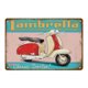 thumbnail image 1 of Chapa Metal para Coche/moto Bsvklp Placa Decorativa Vintage, 1 of 10