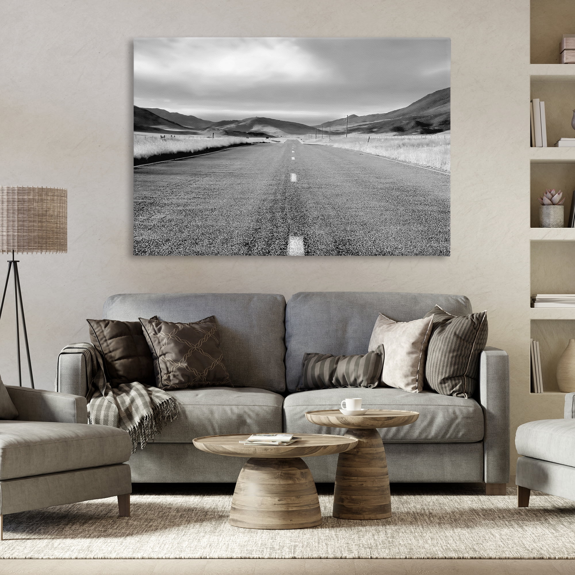 Stupell Industries Open Road Through Rolling Hills Canvas Wall Art, design by Steve Toole