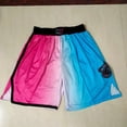 thumbnail image 1 of Pantalon de Basketball Sun Lakers 76ers Heat Raptors Magic Poche Short Brodé Dense Rétro Pantalon de Basketball, 1 of 4