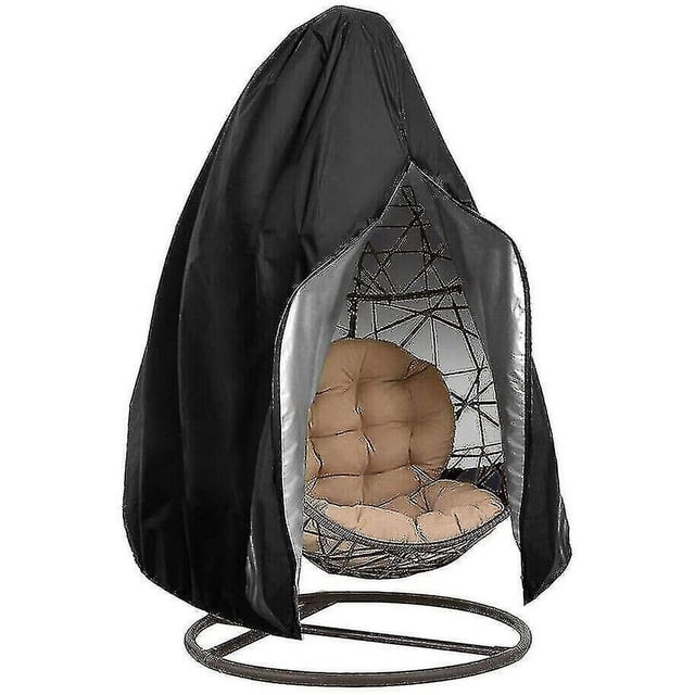 Funda protectora para silla colgante con cremallera Oxford Barsinfi de 190 x 115 cm, funda protectora impermeable para muebles de jardín y exterior de 190 x 115 cm