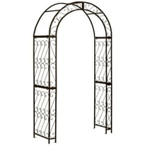 Pagan Outdoor Traditional Geometric Trellis Arch