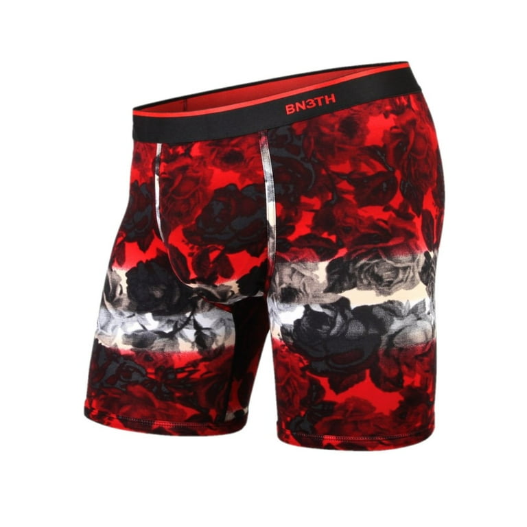 BN3TH Men's Classic Boxer Brief-Prints Collection (Rose, X-Small) 