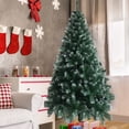 thumbnail image 3 of SEGMART 6ft Artificial Christmas Tree with Snow Tips, Xmas Pine Tree with 650 Tips, Snow, Solid Metal Legs, Fir Pine Perfect for Indoor and Outdoor Holiday Decoration, Green, S7373, 3 of 7