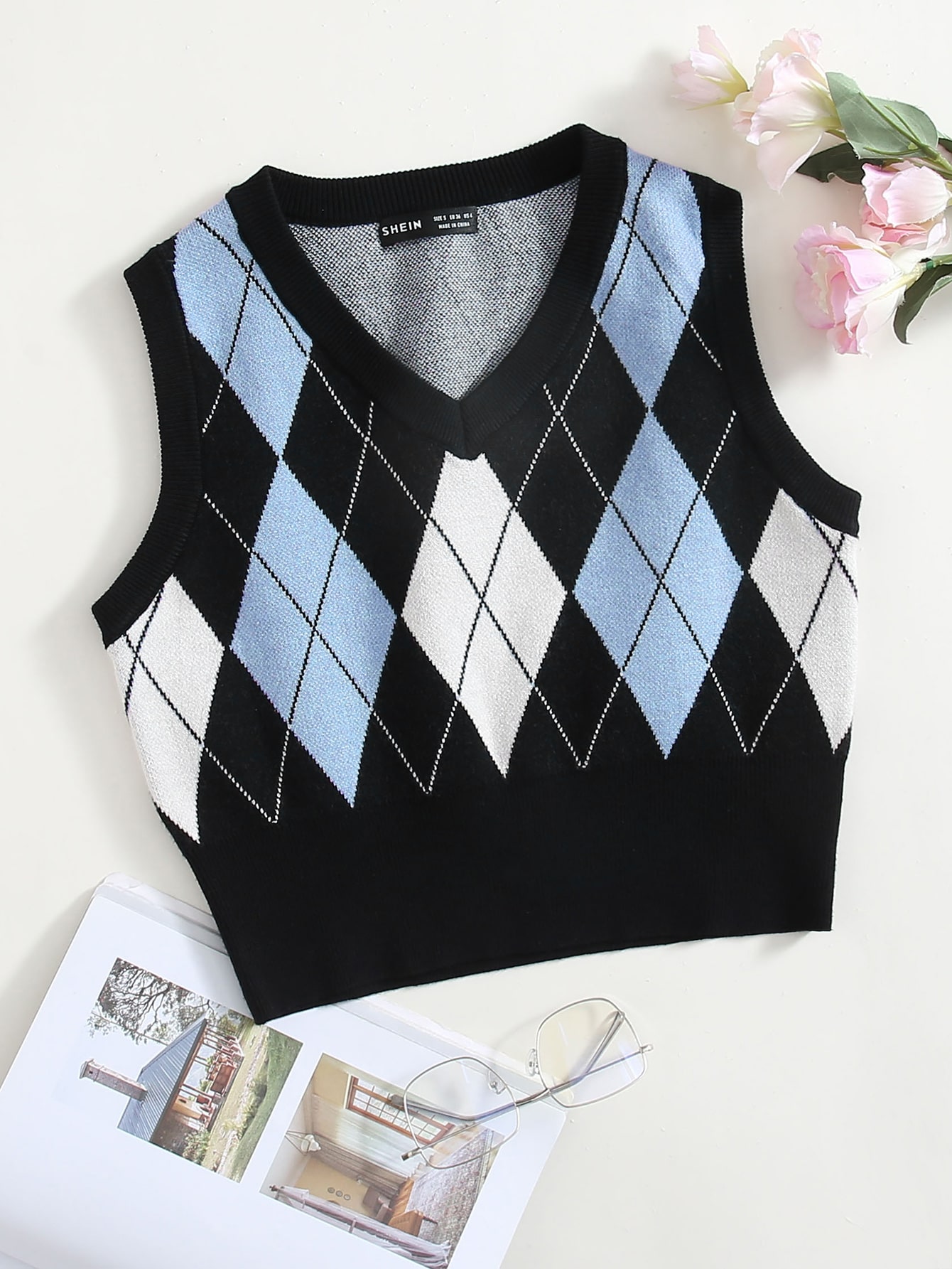 argyle sweater vest pattern