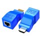 thumbnail image 1 of Extensor Hdmi, hdmi a Rj45 1080p Lan red Hdmi extensión hasta 30m sobre Cat5e/6 Utp Lan Ethernet Cable, azul Afortunado Sencillez, 1 of 5
