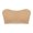 Camel., variant on Women's Strapless Bra Seamless with Easy Back Crossed Side Closure Feature for Low Cut and Sleeveless Outfits