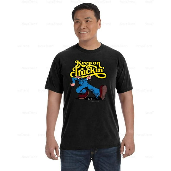 Keep on Truckin Comfort Color T-Shirt Funny USA Parody Graphic Design, Unisex, up to size 4XL
