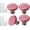 Rose Red, variant on 16pcs Rose Red Ceramic Knobs, Vintage Kitchen Cabinet Knobs Pulls, Decorative Drawer Pull Handles for Closet, Cupboard, Furniture