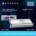 thumbnail image 4 of Hifonics Brutus BG 3000 Watt Class D Monoblock Amplifier with Built-In UV Meter, 4 of 14
