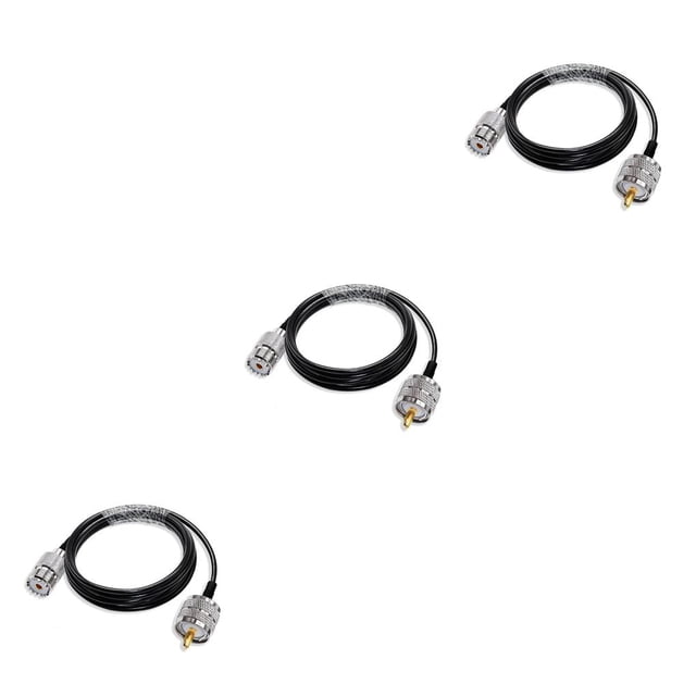 Seitruly Cable adaptador de frecuencia PL259 a SO239 convertidor antena escáner extensor accesorios 1M Type1 NO1