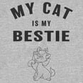 thumbnail image 2 of Girl's Aristocats Marie My Cat Is My Bestie Graphic Tee Athletic Heather X Large, 2 of 5