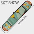 thumbnail image 3 of Yayeee Double Oven Mitt Kitchen Heat Resistant Baking 35" x7" Quilted Glove, Green Glasses, 3 of 6