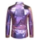thumbnail image 2 of Mens Disco Dress Shiny Shirt Long Sleeve Casual Button Down Shirt Nightclub, 2 of 8