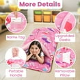 thumbnail image 6 of Primlect Nap Mat, 55" x 22", Extra Large Sleeping Bags with Removable Pillow, for Daycare, Pink, 6 of 8