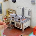 thumbnail image 3 of Phenofice 32Pcs Miniature Kitchen Utensils Handmade Mini Tea Cup Set For Dollhouse Tableware Set Home Decoration, 3 of 4