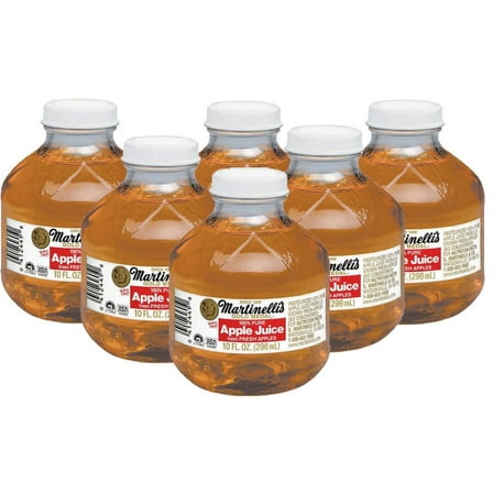 6 Pack | Martinelli's 100% Pure Apple Juice, 10 fl oz