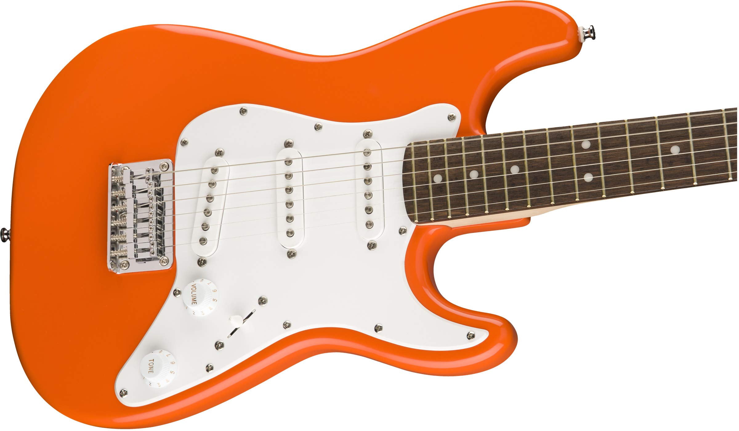 Fender Squier Mini Strat Electric Guitar - Competition Orange w/ Tuner