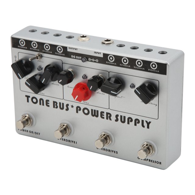 8 Output Power Supply Effects, Metal Shell High Accuracy Multi Effect Processor Compact Size For Electric Guitar
