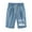 New/Light Blue, variant on Otvok Women Printed Elastic Waist Drawstring Pants with Casual Pockets Shorts