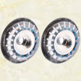 thumbnail image 3 of 2PCS Sink Strainer Cover Garbage Filtering Stopper Waste Plug Kitchen Sink Filter Lid Stainless Steel Hair Catcher Cover for Home Use (Silver), 3 of 9