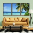 thumbnail image 3 of IDEA4WALL 3 Piece Canvas Wall Art Tropical Palm Trees Canvas Prints Framed Wall Art Decor, 3 of 4