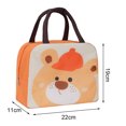 thumbnail image 4 of CSChome Reusable Lunch Bag Lunch Box Portable Fridge Thermal Lunch Box Container with Handle Zipper Closure Waterproof Cooler Pouch, 4 of 5