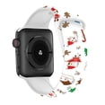 thumbnail image 7 of Christmas Band for Apple Watch Bands 40mm 41mm 45mm 44mm 42mm 38mm 49mm 
 Ultra for Women Men, Christmas Halloween Soft Silicone Sport Replacement Strap for iWatch Series 8 7 SE 6 5 4 3 2 1, 7 of 7