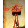 thumbnail image 3 of Brooks, Kari 15x18 Black Modern Framed Museum Art Print Titled - Chips Windmill I, 3 of 5