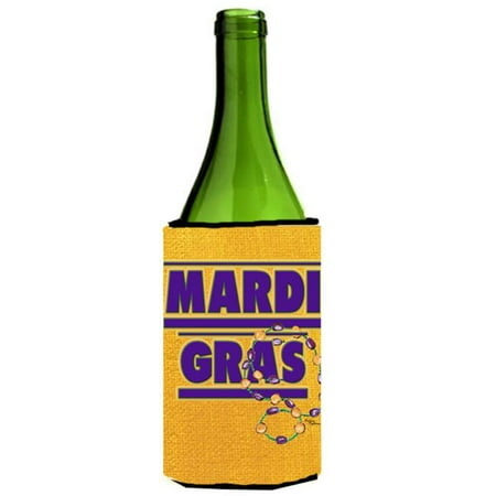 

Carolines Treasures 8365LITERK Mardi Grass Wine bottle sleeve Hugger - 24 oz.