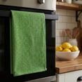 thumbnail image 2 of REGALWOVEN 2 Pack Solid Color Cotton Kitchen Towels, 100% Pure Cotton Soft Absorbent Dish Towels Green 25" x 15", 2 of 6