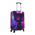 thumbnail image 6 of Salouo Neon Toy Cat Reflections Pattern Travel Dust-proof Suitcase Cover, Softside Suitcase Protector Luggage Cover Protector for 18-32inch ,Not Included Suitcase, 6 of 8