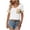 White Womens Summer Tops, variant on OSFVNOXV Womens Summer Tops with Patchwork Sequin Pockets,Juniors Y2K Casual Sparkly V-Neck Athletic T-Shirts 2026