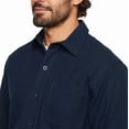 thumbnail image 3 of Woolrich Men's Cotton Chamois Shirt - Blue- Size Large, 3 of 4