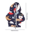 thumbnail image 3 of Coche Feliz Navidad Sudadera con capucha Mango Moda Navidad Manual Mango Gear (Azul Púrpura), 3 of 9