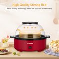 thumbnail image 3 of Acekool Popcorn Maker, 3.6L Electric Popcorn Popper Machine with Non-Stick Plate & Stirring Rod, 3 of 7